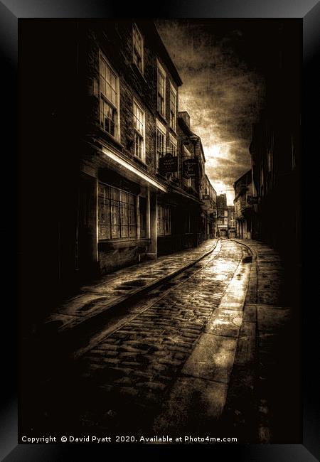 Ghostly Shambles York Framed Print by David Pyatt