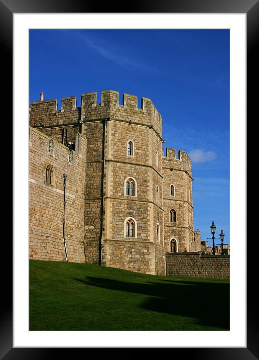 Windsor Castle Framed Mounted Print by David Gardener