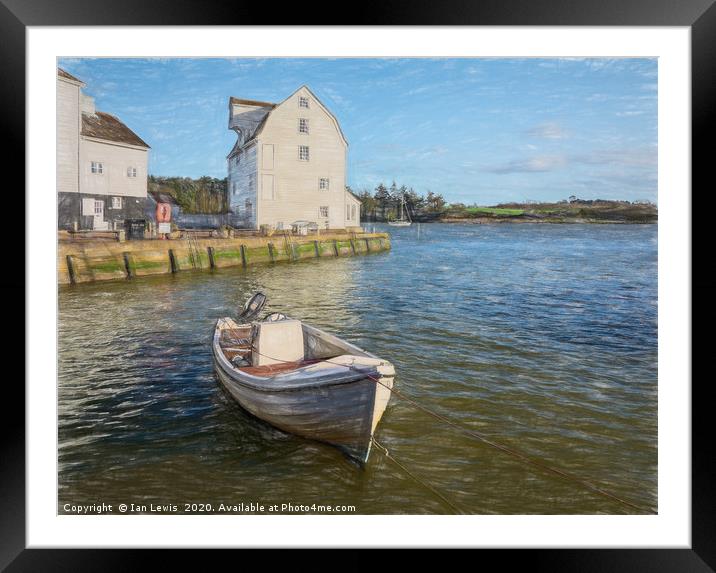 The Tide Mill At Woodbridge Framed Mounted Print by Ian Lewis
