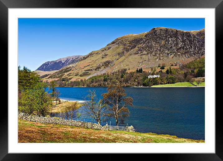 Hassness House, Buttermere Framed Mounted Print by David Lewins (LRPS)