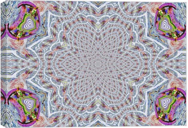 Moon Mandala 2 Canvas Print by Steve Marchant