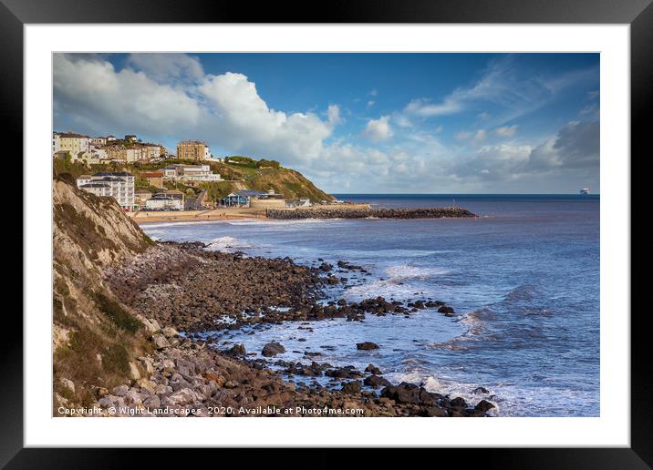 Ventnor Isle Of Wight Framed Mounted Print by Wight Landscapes