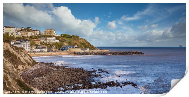 Ventnor Isle Of Wight Print by Wight Landscapes