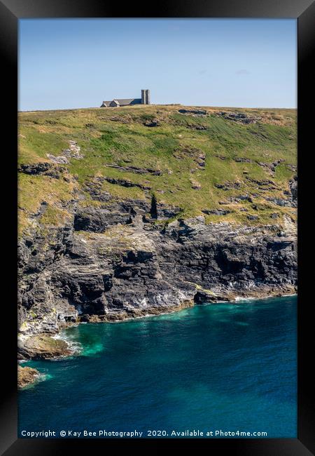 St Materiana's Church in Cornwall Framed Print by KB Photo