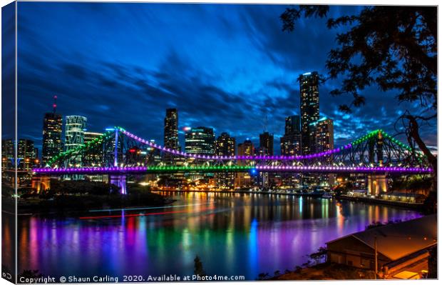The Story Bridge, Brisbane, Australia Canvas Print by Shaun Carling