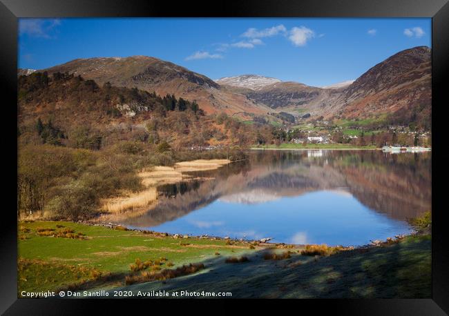 Ullswater, The Lake District, Cumbria, England  Framed Print by Dan Santillo