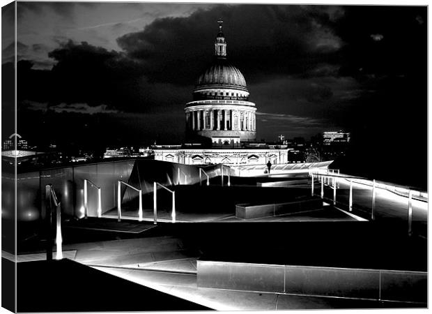 St Paul's Cathedral London Canvas Print by peter tachauer