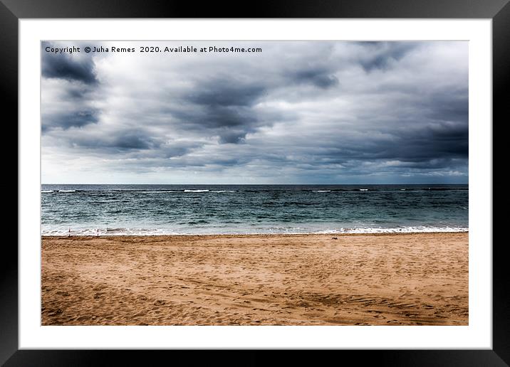 Las Palmas Beach Framed Mounted Print by Juha Remes