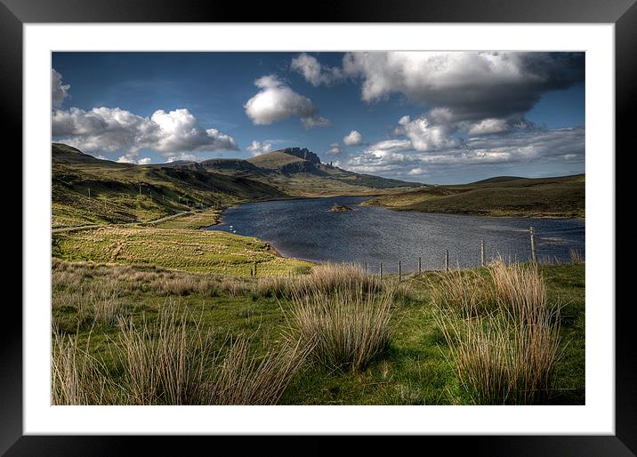 Loch Fada Framed Mounted Print by Mark Robson