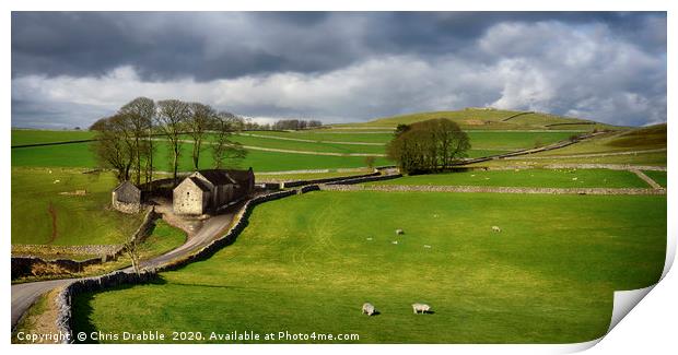 Under Derbyshire's open skies                      Print by Chris Drabble