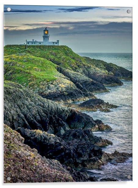 Strumble Head Lighthouse, Pembrokeshire, Wales, UK Acrylic by Mark Llewellyn