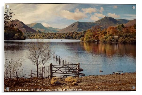 "Remembering Derwentwater" Acrylic by ROS RIDLEY
