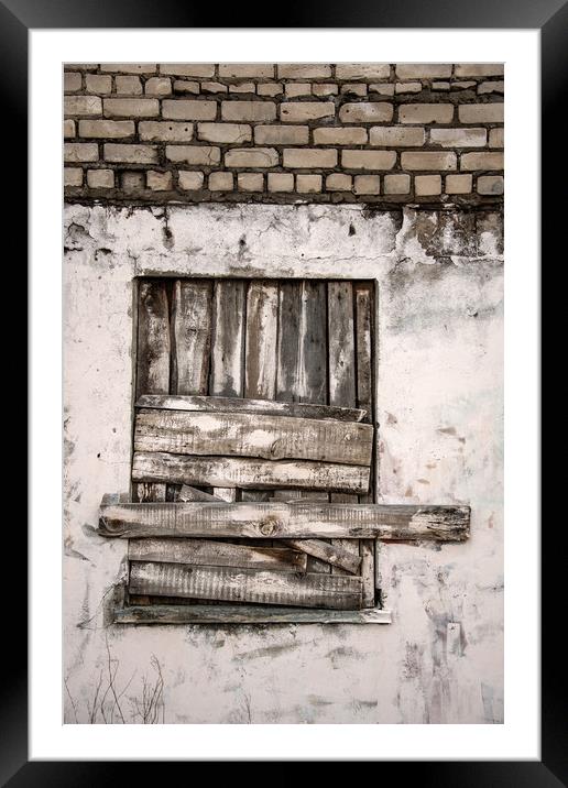 Abandoned building Framed Mounted Print by Svetlana Sewell