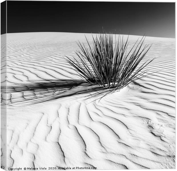 Dunes, White Sands National Monument Canvas Print by Melanie Viola