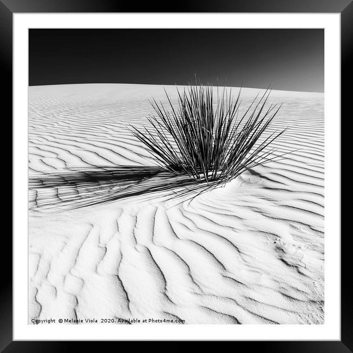 Dunes, White Sands National Monument Framed Mounted Print by Melanie Viola