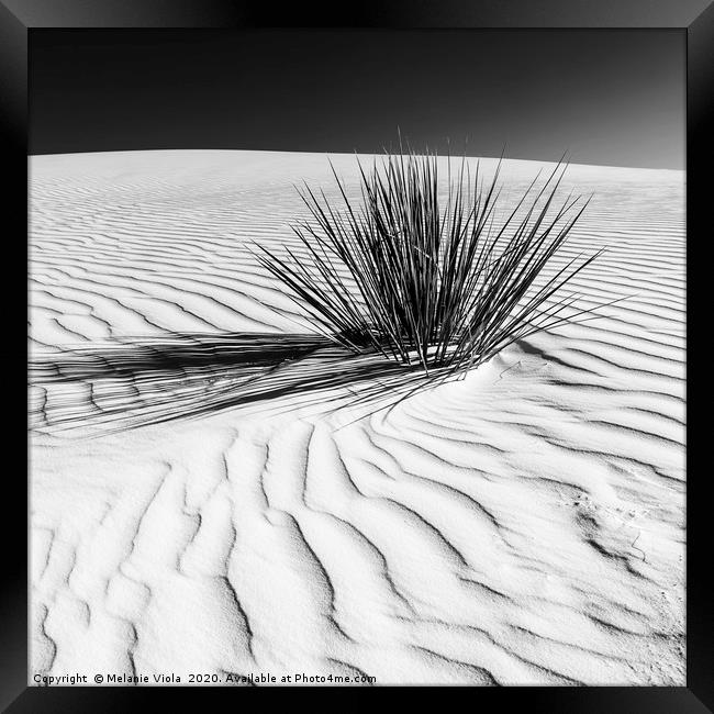Dunes, White Sands National Monument Framed Print by Melanie Viola