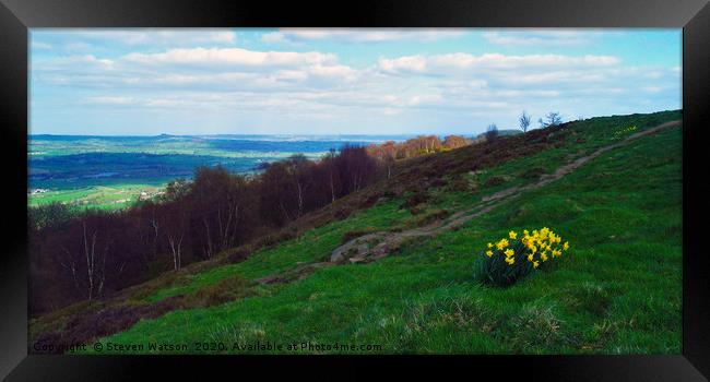 From Otley Chevin Framed Print by Steven Watson