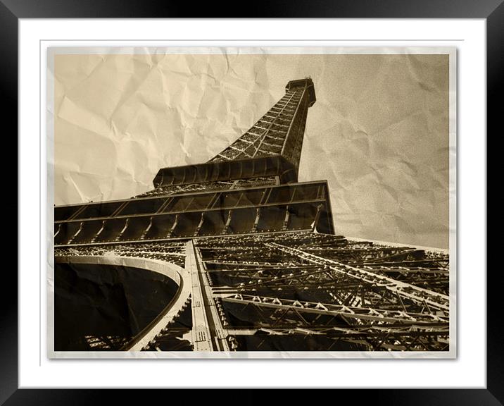 Postcard from Paris Framed Mounted Print by Abdul Kadir Audah