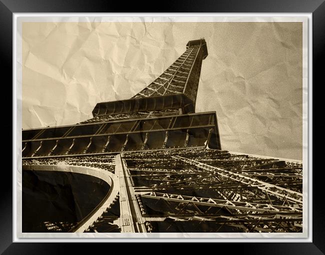 Postcard from Paris Framed Print by Abdul Kadir Audah