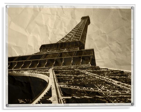 Postcard from Paris Acrylic by Abdul Kadir Audah