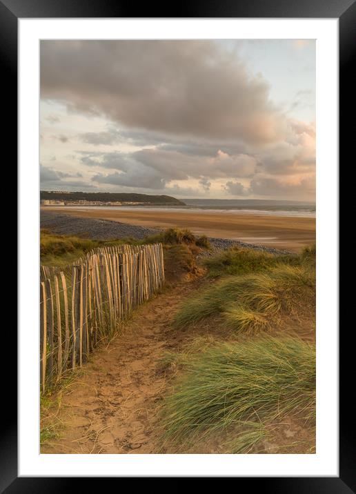 Northam Burrows Nature reserve Framed Mounted Print by Tony Twyman