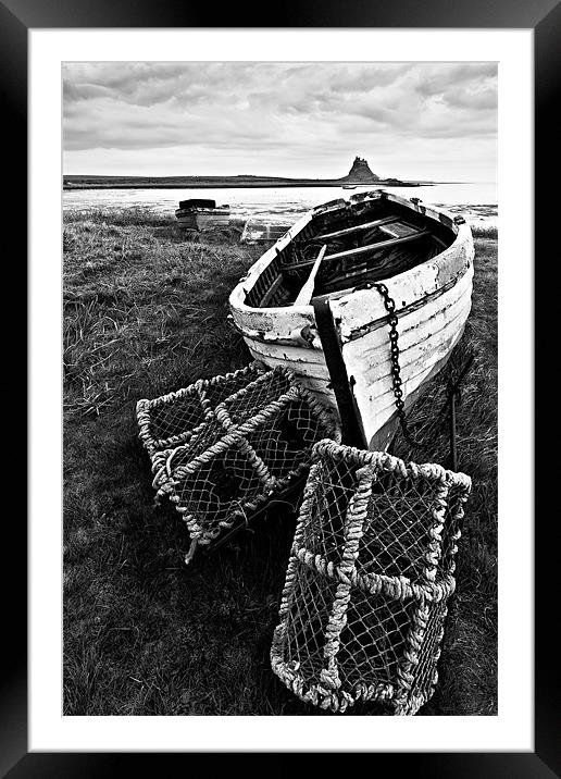 Classic Lindisfarne Castle Framed Mounted Print by David Lewins (LRPS)