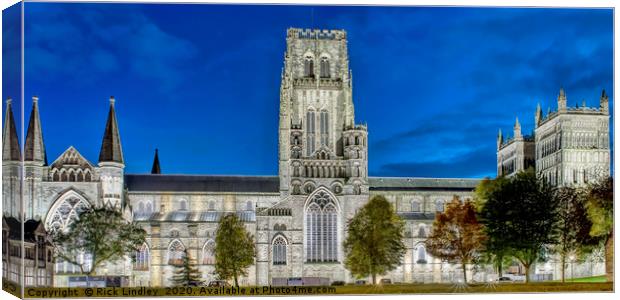 Durham Cathedral Canvas Print by Rick Lindley