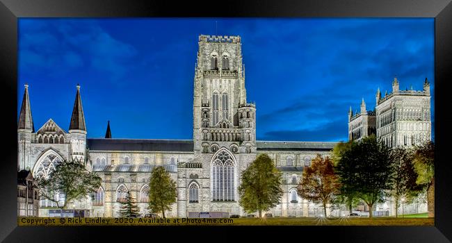 Durham Cathedral Framed Print by Rick Lindley