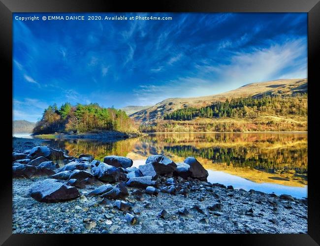  Early Morning at Thirlmere Reservoir  Framed Print by EMMA DANCE PHOTOGRAPHY