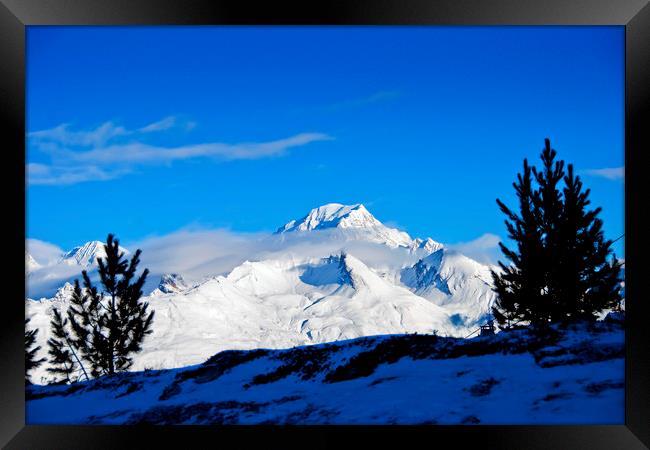 Majestic Mont Blanc Framed Print by Andy Evans Photos