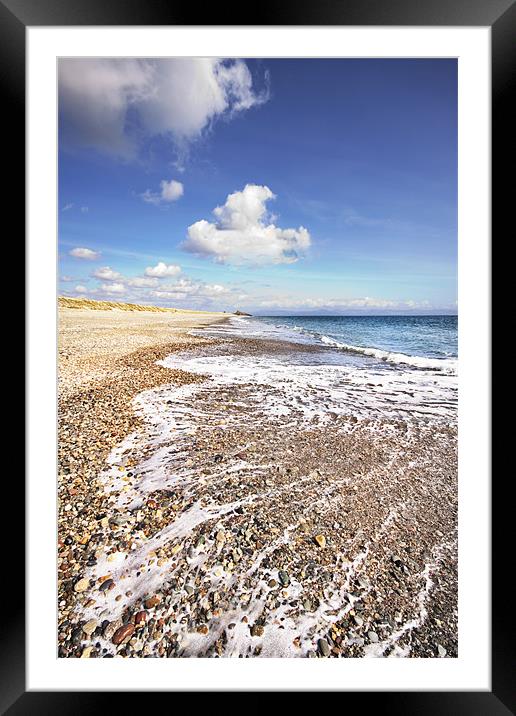 The Beach Framed Mounted Print by Jim kernan