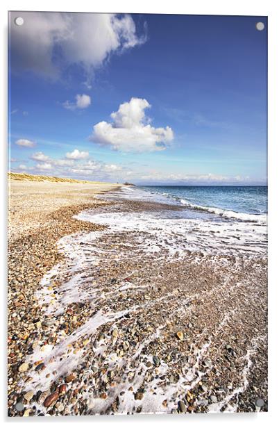 The Beach Acrylic by Jim kernan