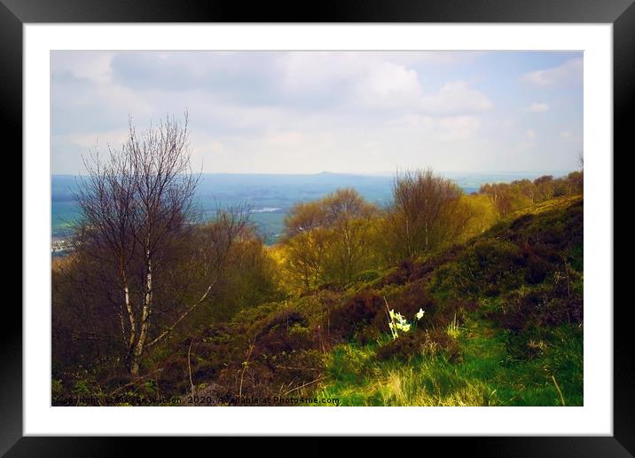 From Otley Chevin 2 Framed Mounted Print by Steven Watson