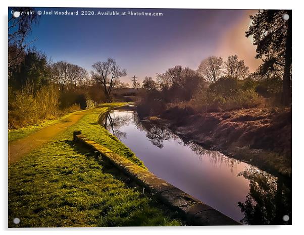 River Stour Kidderminster Acrylic by Joel Woodward