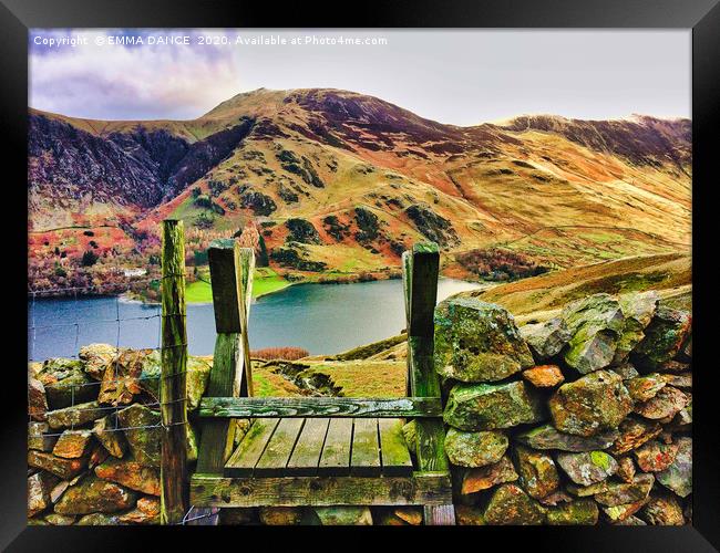 Views across Buttermere Framed Print by EMMA DANCE PHOTOGRAPHY