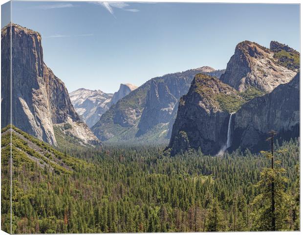 Tunnel View, Yosemite National Park, California Canvas Print by Ray Hill