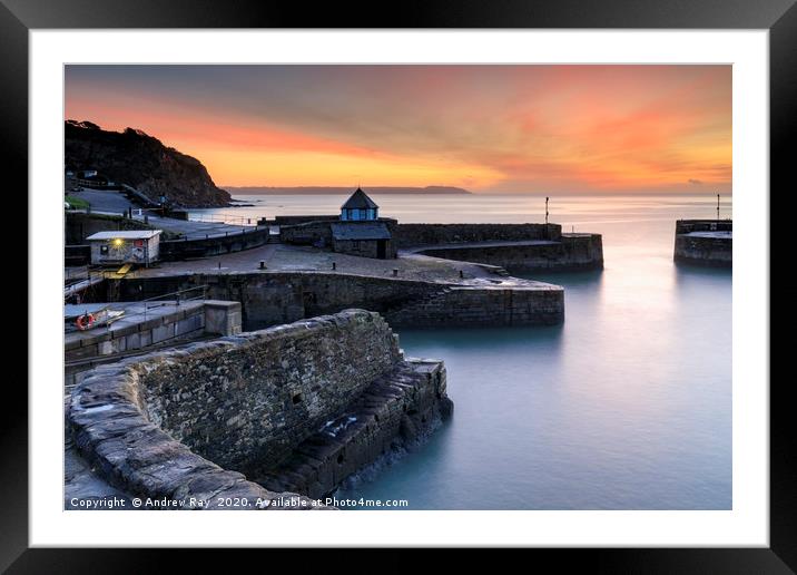 Towards sunrise (Charlestown) Framed Mounted Print by Andrew Ray