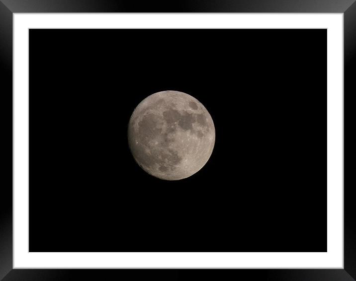 April Moon Framed Mounted Print by Jules Camfield