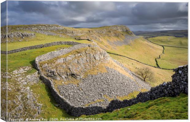 Smearsett Scar from Pot Scar Canvas Print by Andrew Ray