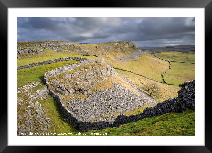 Smearsett Scar from Pot Scar Framed Mounted Print by Andrew Ray