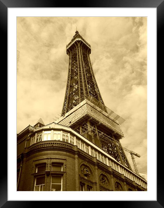 Blackpool Tower Framed Mounted Print by Daniel Gray