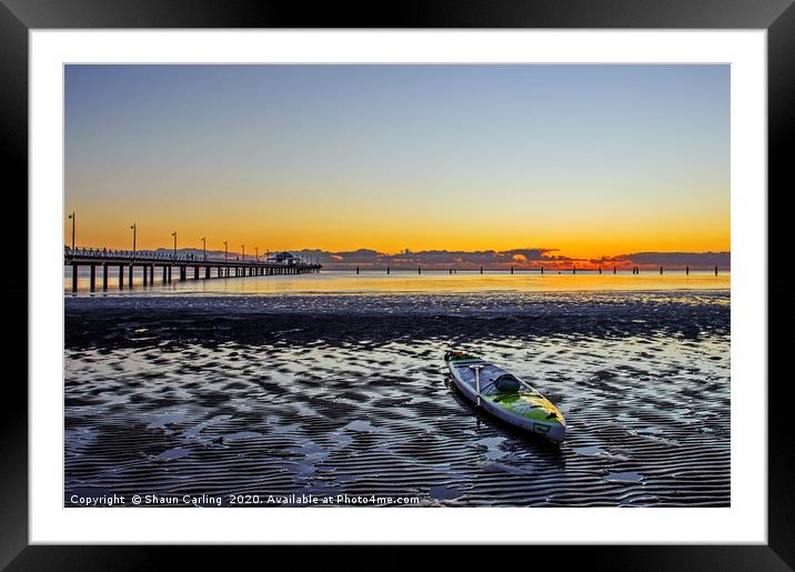 Sunrise On The Bay Framed Mounted Print by Shaun Carling