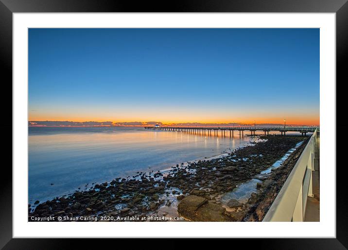 Shornecliffe Sunrise Framed Mounted Print by Shaun Carling