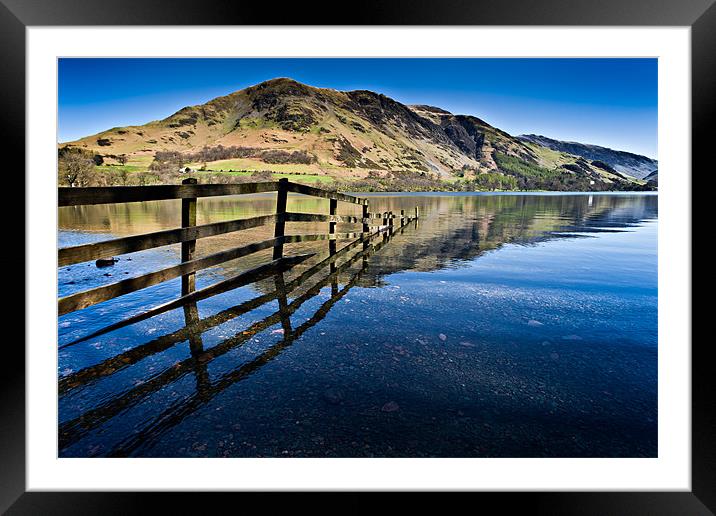 Buttermere Fell, Cumbria Framed Mounted Print by David Lewins (LRPS)