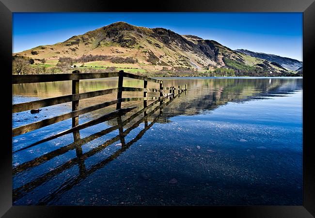 Buttermere Fell, Cumbria Framed Print by David Lewins (LRPS)