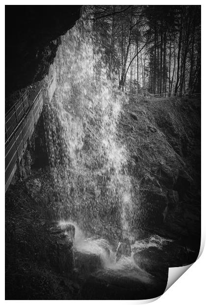 Giessbach waterfall Print by Svetlana Sewell