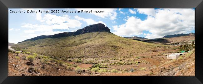 Gran Canaria Countryside Framed Print by Juha Remes
