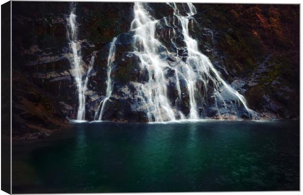 Giessbach waterfalls Canvas Print by Svetlana Sewell