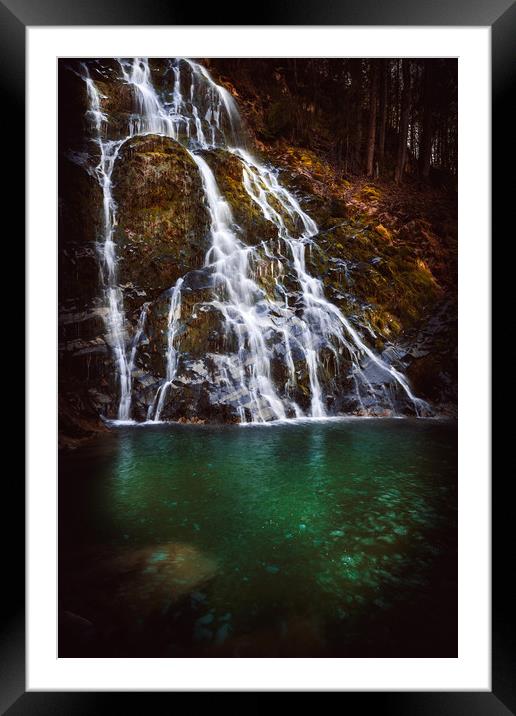 Giessbach waterfalls Framed Mounted Print by Svetlana Sewell