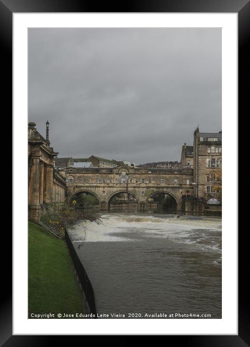 Pulteney Bridge Framed Mounted Print by Eduardo Vieira